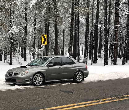 sti in snow