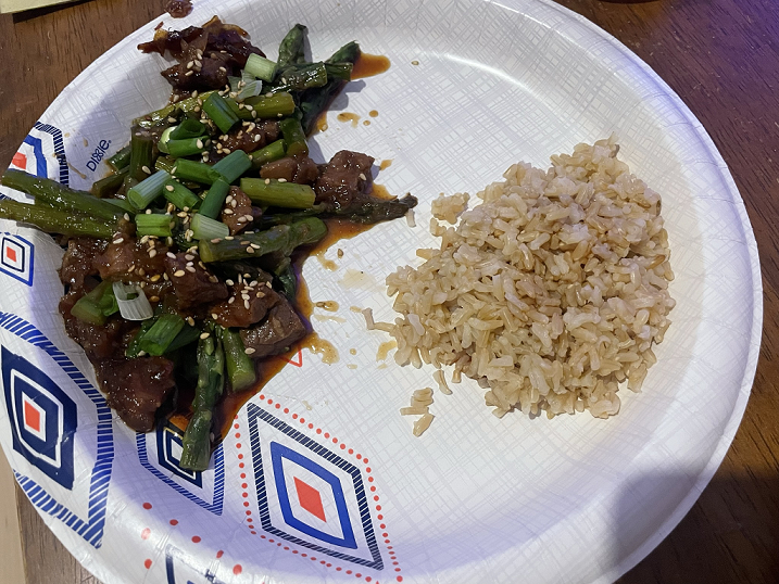Mongolian Beef With Asparagus